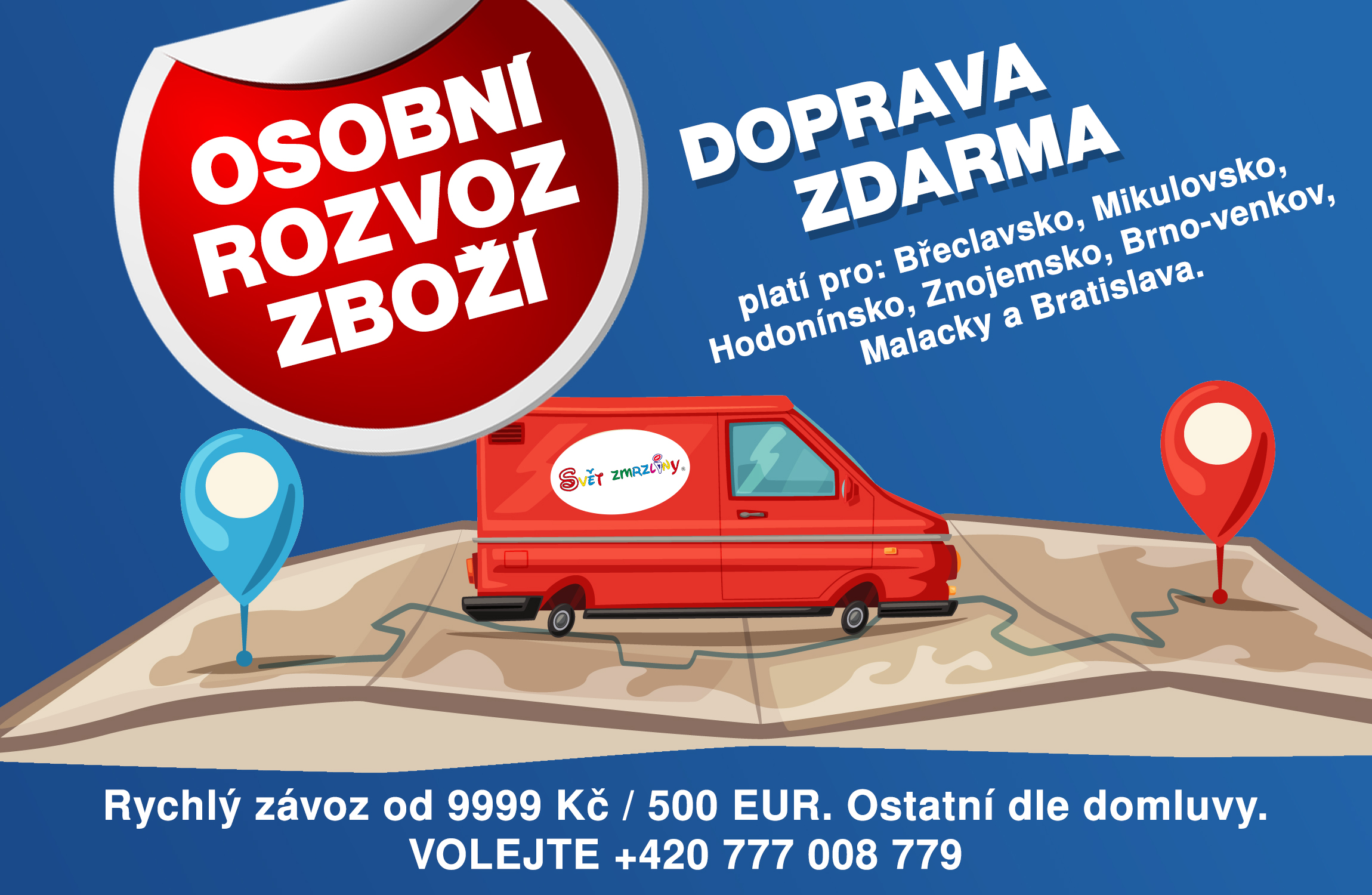 banner rozvoz zdarma